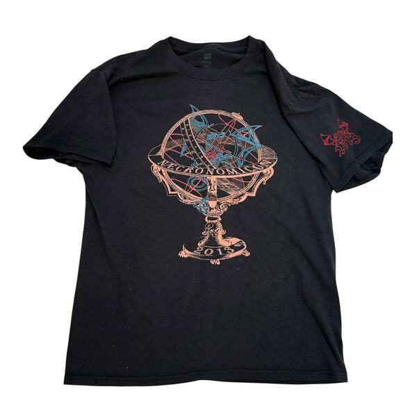 NecronomiCon 2013 T-Shirt Black Graphic Map Design Vintage Convention Tee - Picture 6 of 8